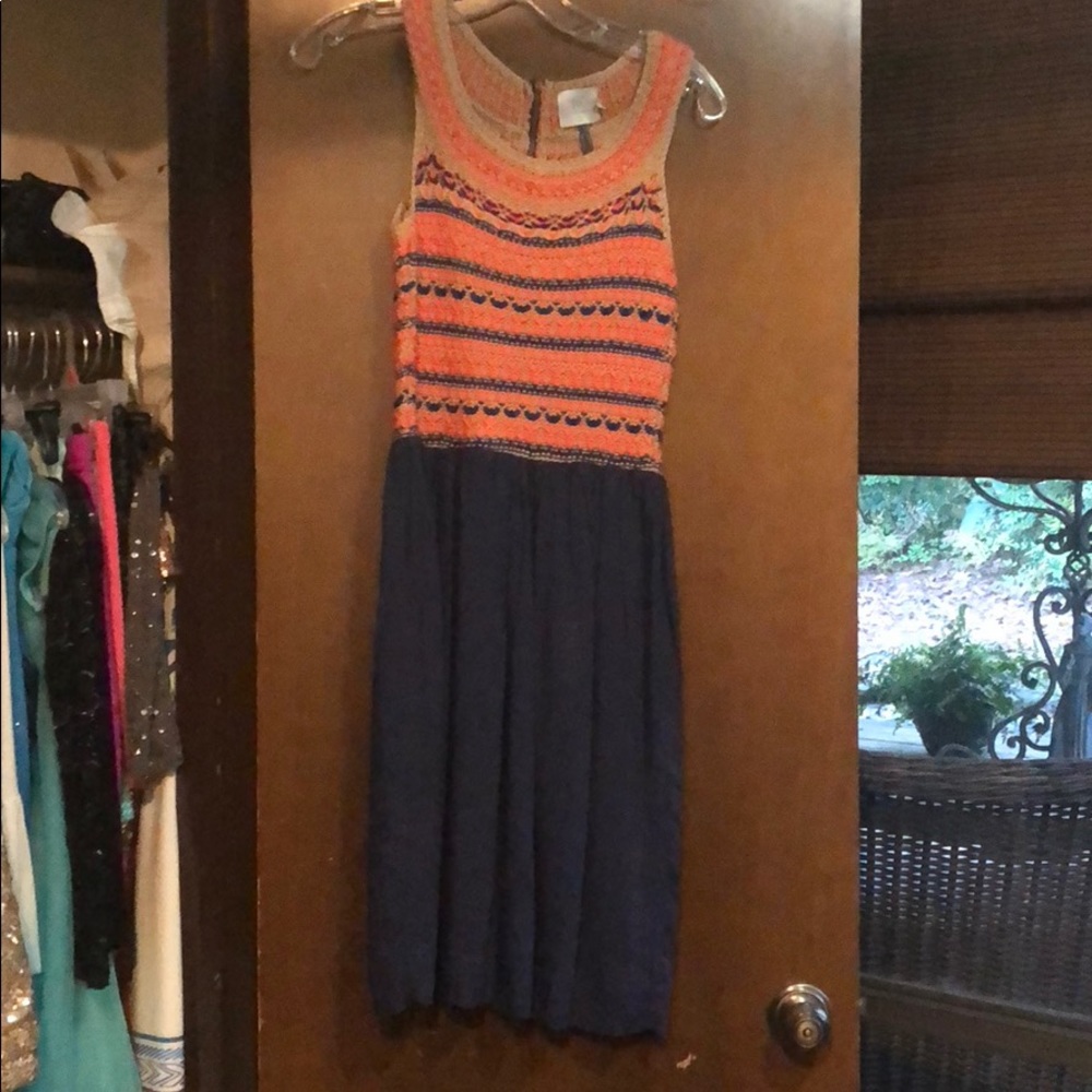 Crochet dress with tags from Anthropologie!